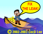 Cecil's Fix the Feng Shui Leak's Concept